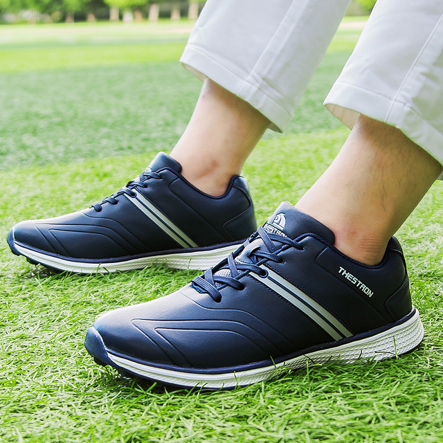 Wodoodporne męskie buty do golfa BINBINNIAO - profesjonalne, lekkie obuwie sportowe - Wianko - 21