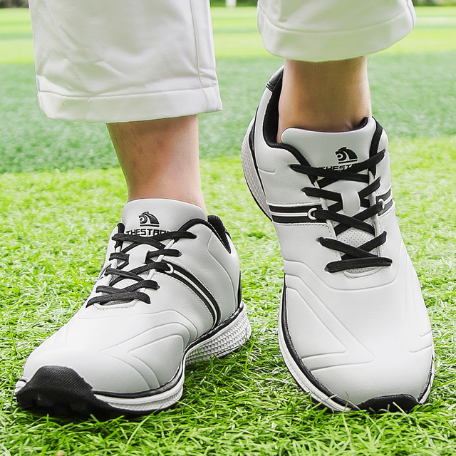 Wodoodporne męskie buty do golfa BINBINNIAO - profesjonalne, lekkie obuwie sportowe - Wianko - 17
