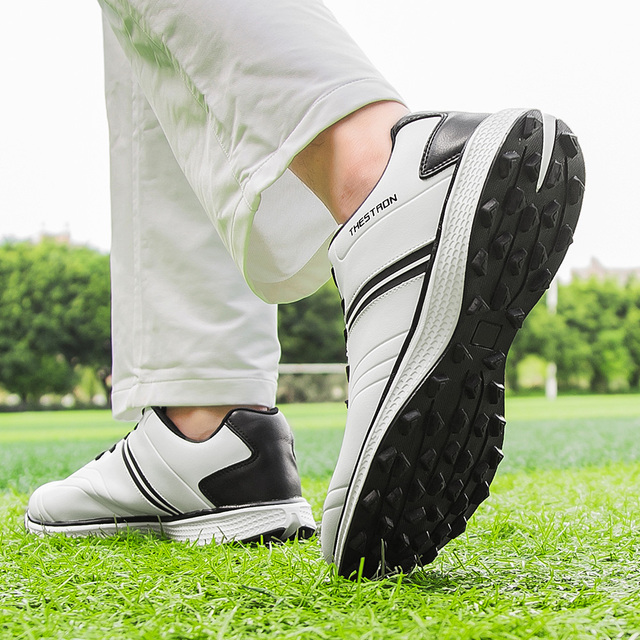 Wodoodporne męskie buty do golfa BINBINNIAO - profesjonalne, lekkie obuwie sportowe - Wianko - 18