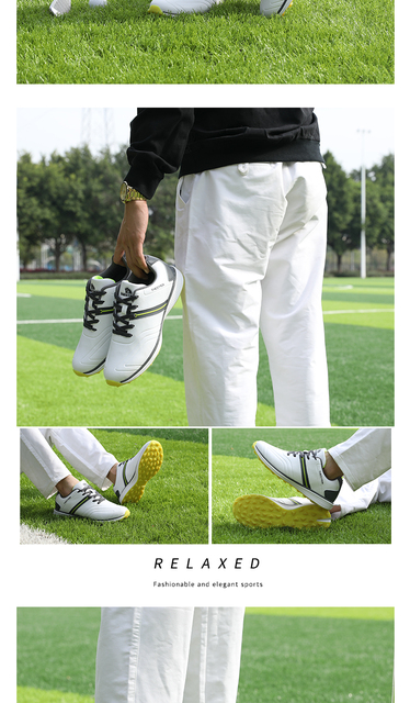 Wodoodporne męskie buty do golfa BINBINNIAO - profesjonalne, lekkie obuwie sportowe - Wianko - 10
