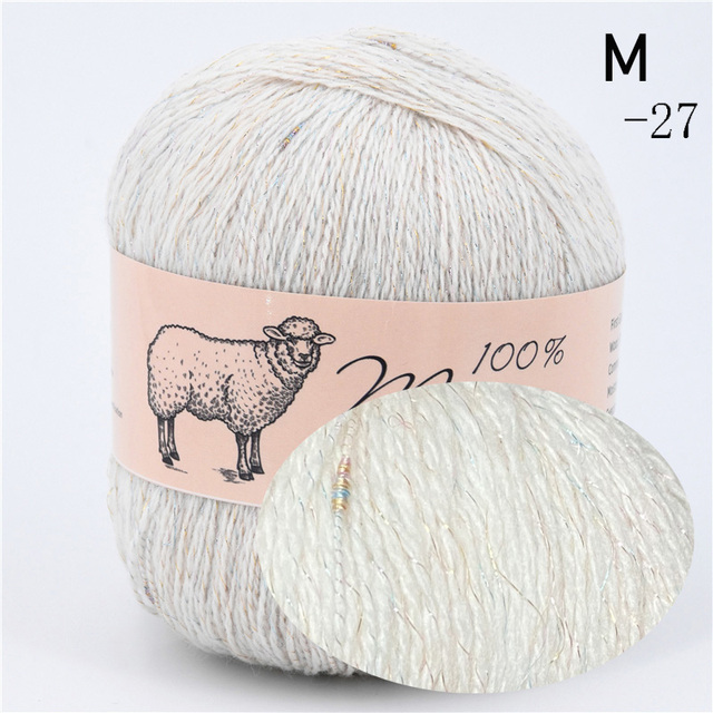 100% wełna Merino - przędza na drutach, miękka i cienka, idealna do szydełkowania, jesienno-zimowa odzież dziecięca - szaliki, 50g - Wianko - 20