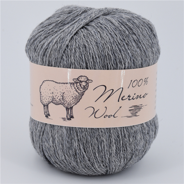 100% wełna Merino - przędza na drutach, miękka i cienka, idealna do szydełkowania, jesienno-zimowa odzież dziecięca - szaliki, 50g - Wianko - 11