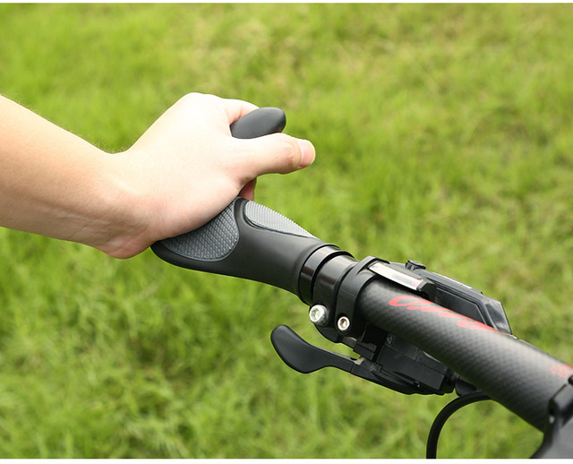 Uchwyt rowerowy gumowy MTB na kierownicę - wygodne dopasowanie, ochrona przed rękawicami 2.2 CM - para - Wianko - 6