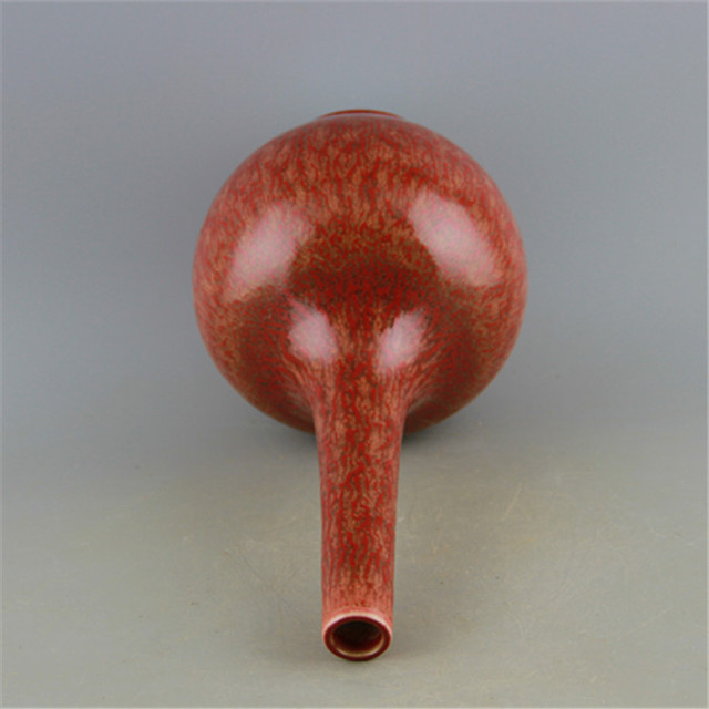 Porcelanowa waza SongDynasty, ręcznie malowana, czerwone szkliwo, dekoracyjna i kolekcjonerska - Wianko - 4