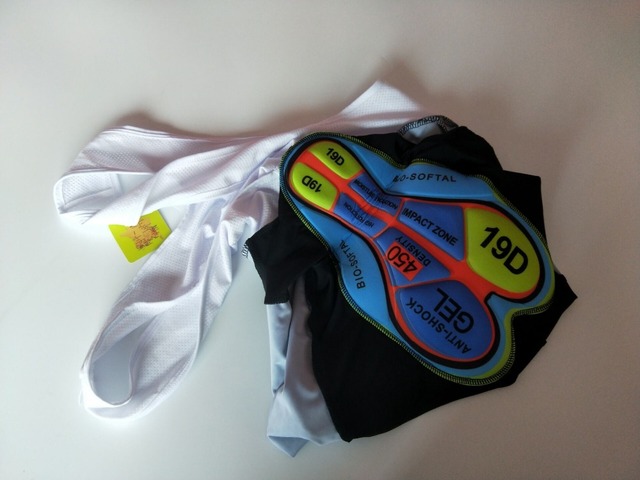 Zestaw ubrań rowerowych 2022 Pro Team - czarno-biały, jersey z 19D siedziskiem, śliniaczki, odzież męska, krótkie rękawy - Maillot Culotte - Wianko - 7