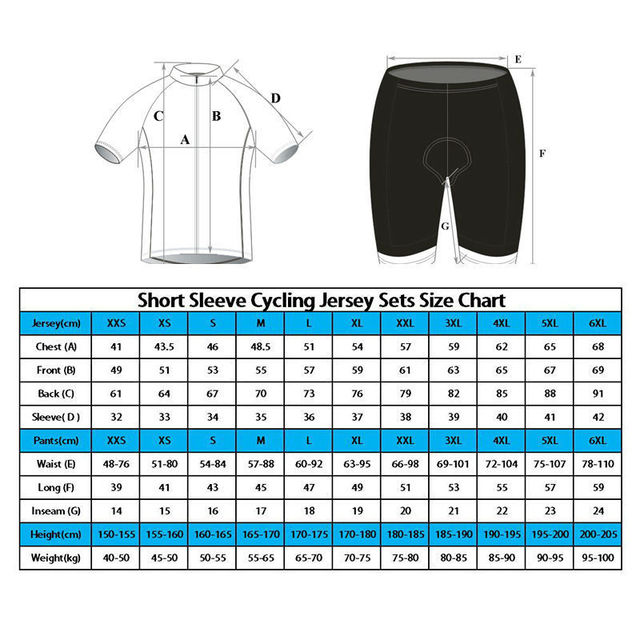 Zestaw ubrań rowerowych 2022 Pro Team - czarno-biały, jersey z 19D siedziskiem, śliniaczki, odzież męska, krótkie rękawy - Maillot Culotte - Wianko - 2