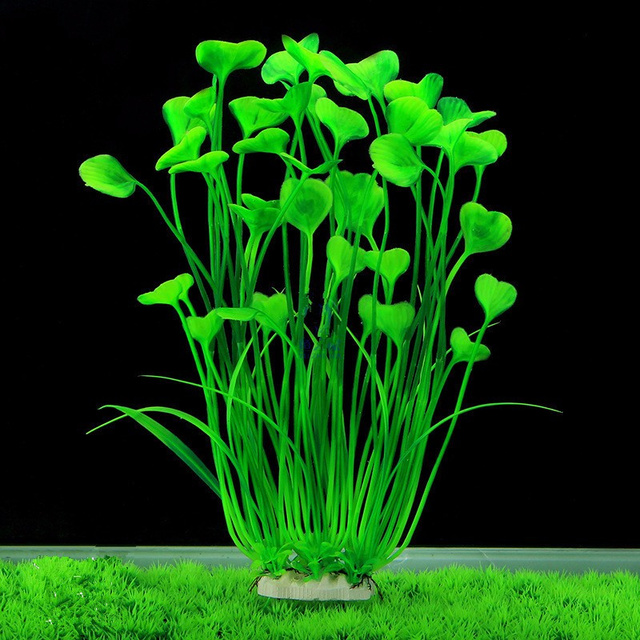 Sztuczna symulacja rośliny wodne 40cm - dekoracja akwariowa z trawy tworzywa sztucznego - Wianko - 4
