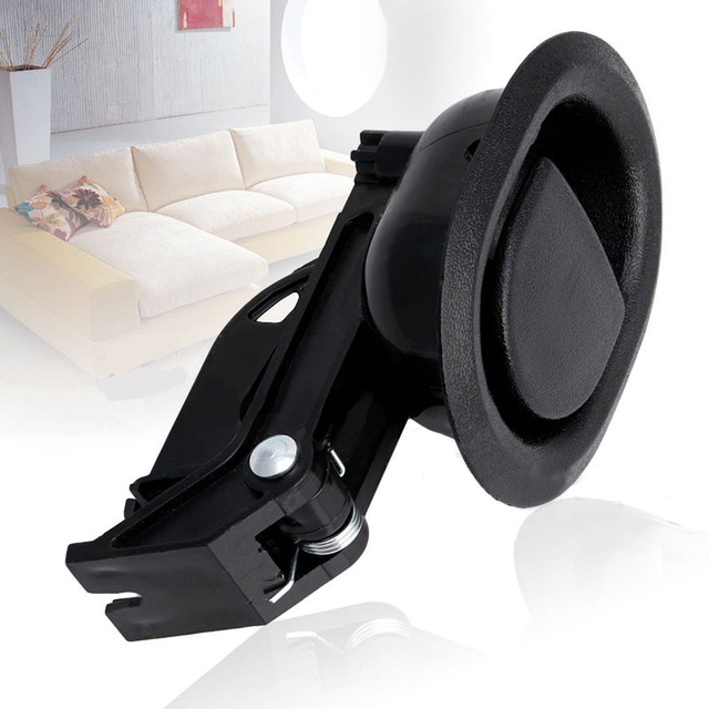 Nowy uchwyt do holowania kabli do mebli - czarny plastikowy, z wymienną dźwignią, idealny do sof, krzeseł i foteli - Wianko - 5