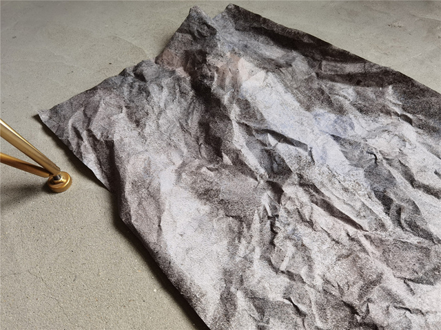 Unikalna tkanina z papieru Sence, stara skała tekstury, DIY modelowanie, projekt łatki, tło, wzornictwo użytkowe - Wianko - 3