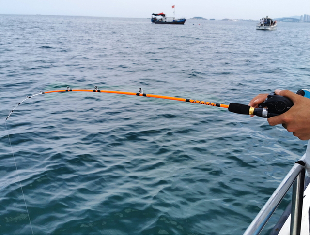 Wędka morska Jigging Casting Spinning 1.55-1.7m 30T z włókna węglowego 10-300g - Ocean Felenhai Jigger Pole - Wianko - 21