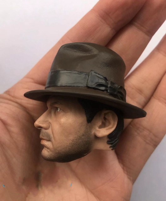 Indiana Jones Harrison Ford - głowa do 12-calowej figurki mężczyzny żołnierza w skali 1/6 - Wianko - 5