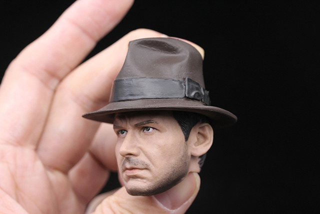 Indiana Jones Harrison Ford - głowa do 12-calowej figurki mężczyzny żołnierza w skali 1/6 - Wianko - 3