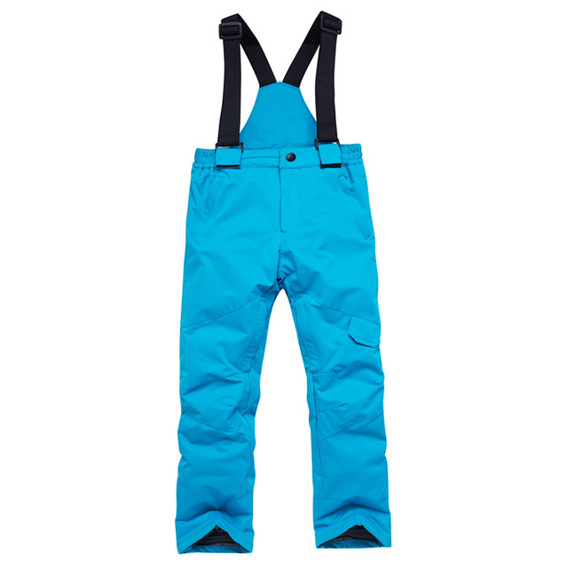 Spodnie narciarskie dla dzieci sporty outdoorowe ciepłe, oddychające, odporne na śnieg - Wianko - 4