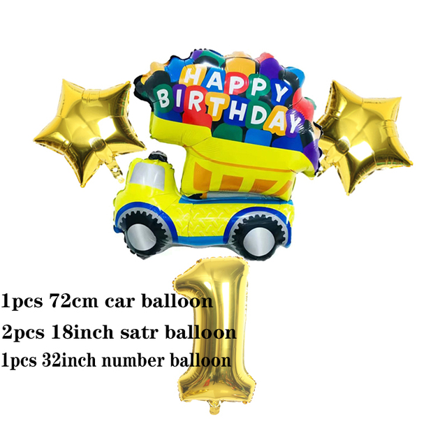 Policja Cartoon 4 sztuki/partia balony z okazji urodzin dzieci Baby Shower - Wianko - 2
