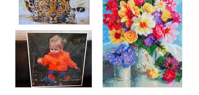 Komplet diamentowego malowania obrazu kota z kryształkami - haft krzyżykowy, kreskówkowy motyw dla dzieci, kwiatowa mozaika - Wianko - 18