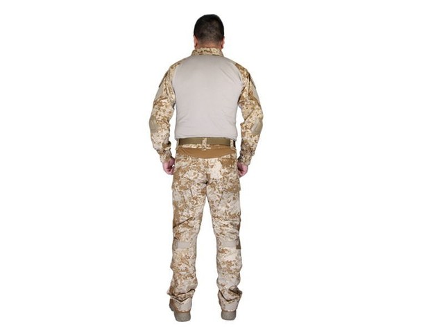Kamizelka i spodnie wojskowe EMERSON BDU Gen2 z ochraniaczami piasek ST hotelu EM6976 - Wianko - 5
