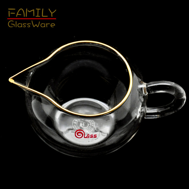 Przezroczysty kubek do herbaty fair cup z odpornym na wysokie temperatury bezołowiowym szkłem, idealny na ceremonie parzenia herbaty Kung Fu - Wianko - 8