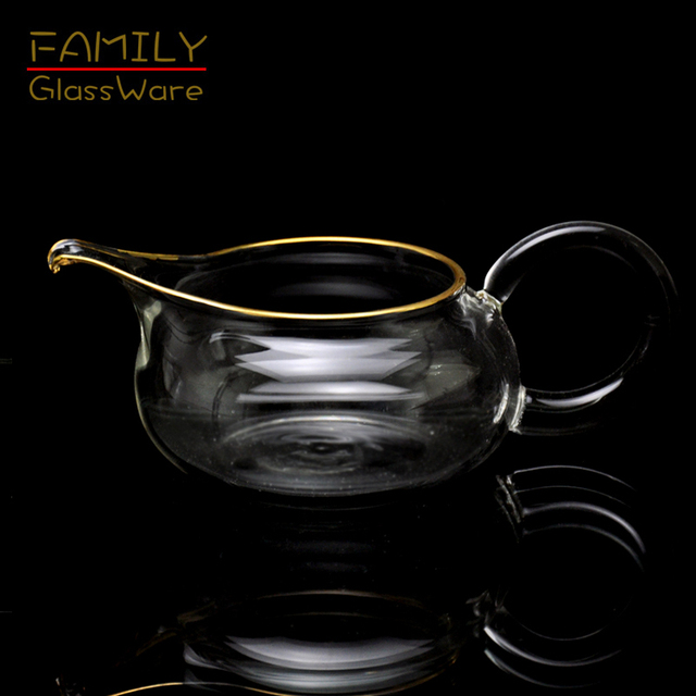 Przezroczysty kubek do herbaty fair cup z odpornym na wysokie temperatury bezołowiowym szkłem, idealny na ceremonie parzenia herbaty Kung Fu - Wianko - 9