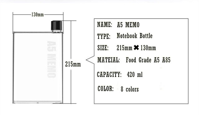 Kubek papierowy butelka płaska A5/A6 przyjazny dla środowiska zdejmowany korek BPA-free - Wianko - 2