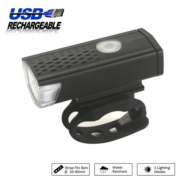 Światła rowerowe LED USB przednie reflektory + tylne wodoodporna latarka ostrzegawcza - Wianko - 6