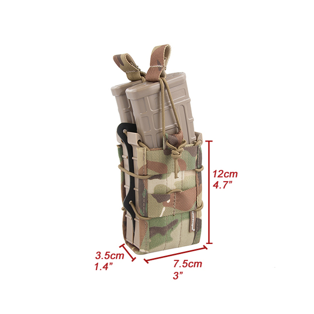 Pojemna torba na magazynki Emerson dla modeli M4, M16, AR15, SR52, P-MAGS, M1A1 i G3 z systemem MOLLE - Wianko - 6