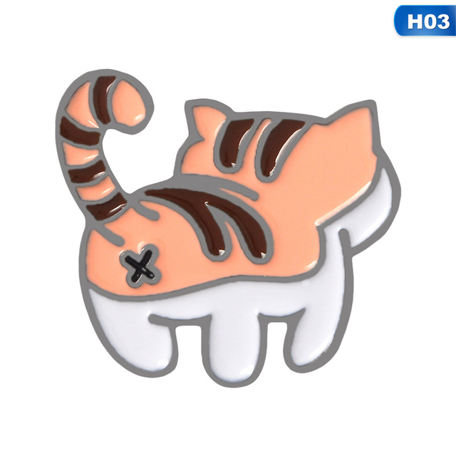 Plakietka emaliowana Cat Butt dla miłośników kotów - zabawny prezent na plecak, torbę, kapelusz i kurtki - broszka dla dorosłych i dzieci - Wianko - 10
