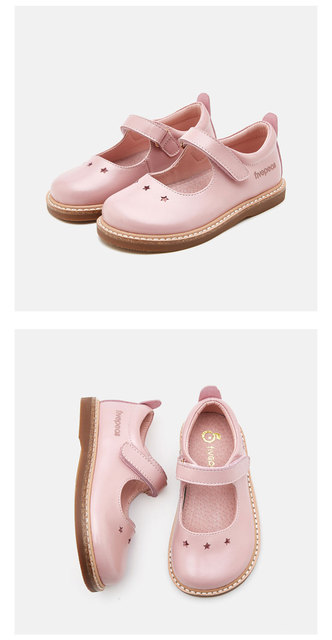 Nowa wiosna-jesień! Skórzane buty dziecięce z prawdziwej skóry bydlęcej w kolorze różowym, beżowym i czarnym - dla małych księżniczek - Wianko - 16