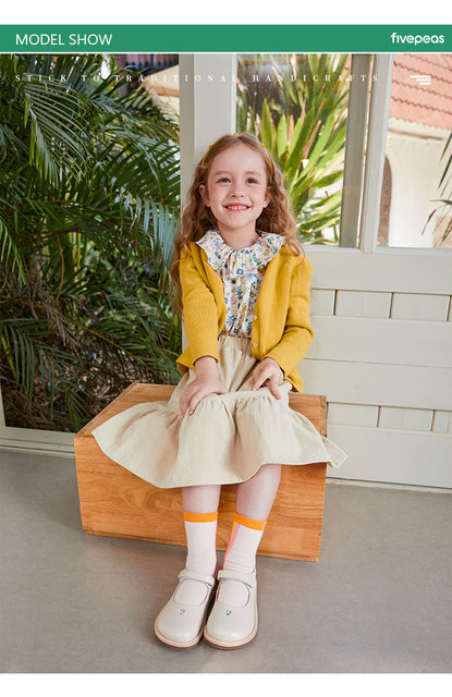 Nowa wiosna-jesień! Skórzane buty dziecięce z prawdziwej skóry bydlęcej w kolorze różowym, beżowym i czarnym - dla małych księżniczek - Wianko - 8