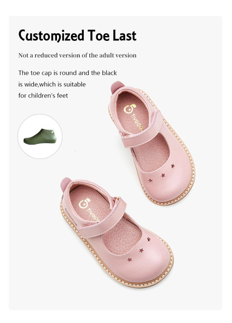 Nowa wiosna-jesień! Skórzane buty dziecięce z prawdziwej skóry bydlęcej w kolorze różowym, beżowym i czarnym - dla małych księżniczek - Wianko - 12