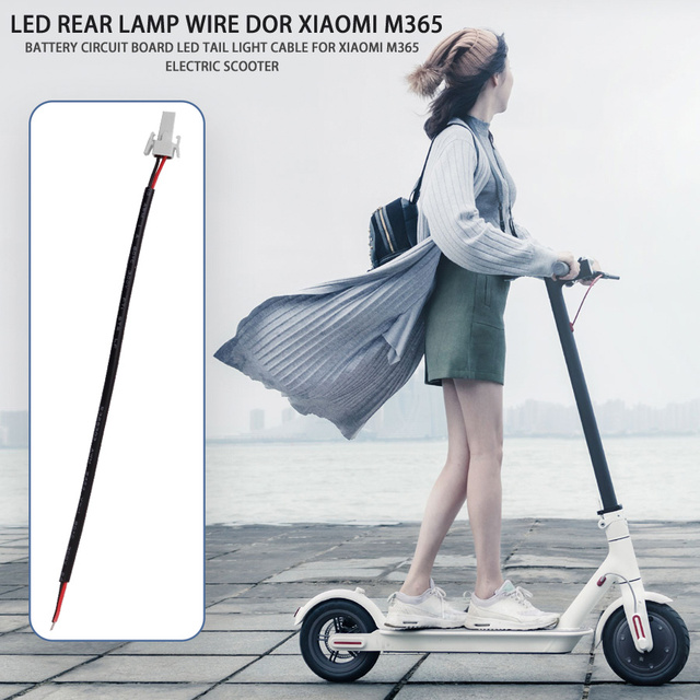 Kabel Led Smart Tail Light Direct do Xiaomi Mijia M365 - odporny na zużycie, składany, wodoodporny - Wianko - 4
