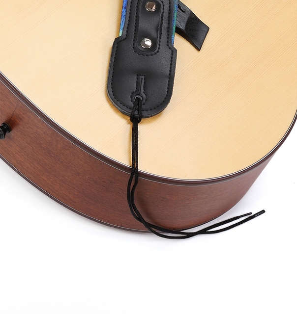 Pasek gitarowy zagęścić Folk-Custom do gitary akustycznej i elektrycznej oraz ukulele i basu w kolorze niebieskiej gwiaździstej nocy - Wianko - 8