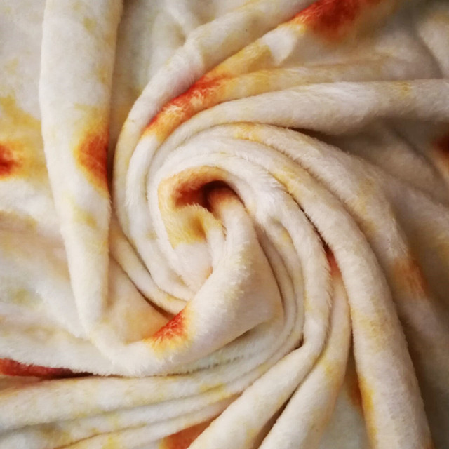 Miękki koc Pizza Tortilla Lavash wełniany narzuta na łóżko Sofa Plaid pluszowa Manta Burrito rzut Pita - Wianko - 19