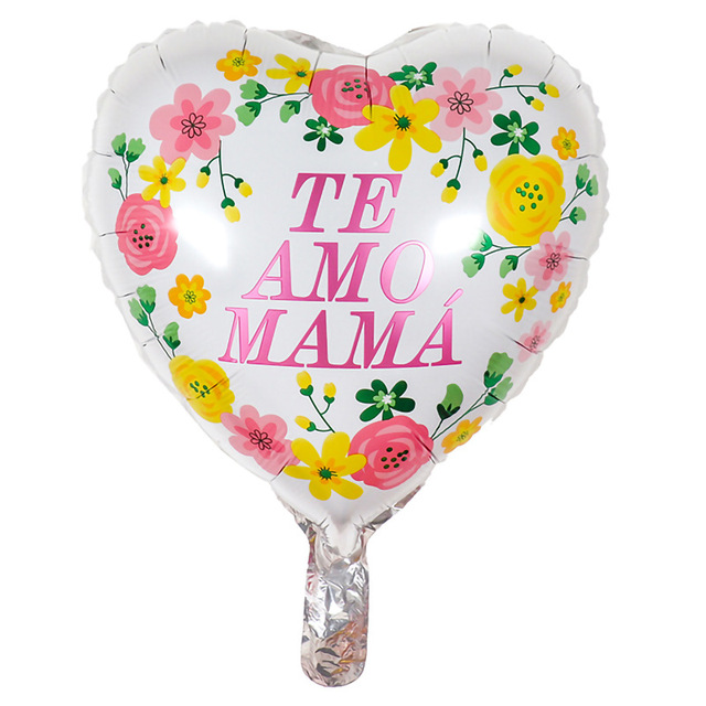 2 sztuki balonów aluminiowych na urodziny i Dzień Matki: okrągły, serce, kwadratowy, 18 cali - Wianko - 6