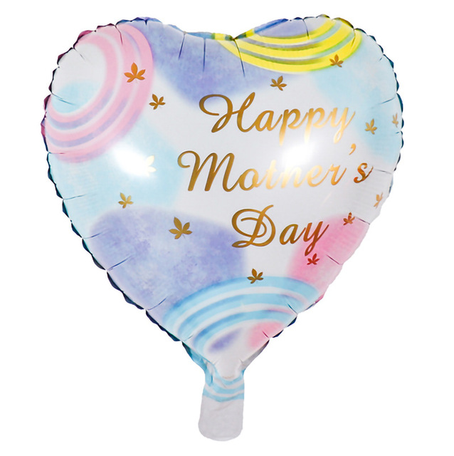 2 sztuki balonów aluminiowych na urodziny i Dzień Matki: okrągły, serce, kwadratowy, 18 cali - Wianko - 7