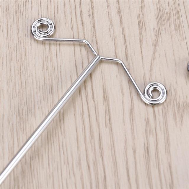 Stojak T kształt do biżuterii akrylowej - 3 sztuki Organizer uchwyt do kolczyków do uszu, dyndających kolczyków Hoop - Wianko - 10