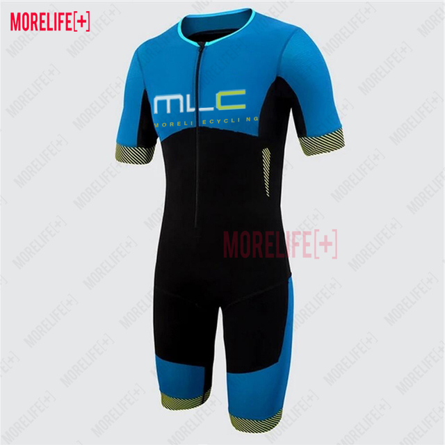 Męski kombinezon triathlonowy MLC z krótkim rękawem - rowerowy sprzęt MTB Camisa Ciclismo Masculina - Wianko - 6