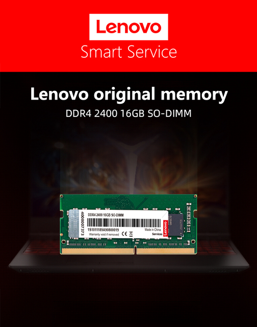 Pamięć RAM Lenovo DDR3/DDR4 SO-DIMM dla notebooka - 4GB/8GB/16GB/32GB, 1333MHz/1600MHz/2666MHz/3200MHz - Wianko - 1