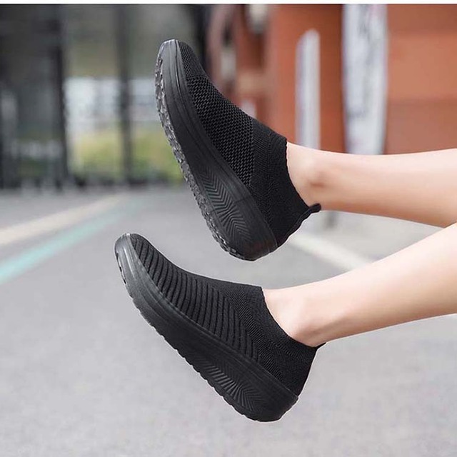 Buty sneakersy koreańskie Chunky Woman Vulcanize Plus Size - damskie trampki z gumową podeszwą, dorywczo oddychające - Wianko - 5