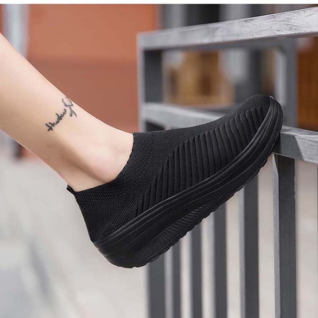 Buty sneakersy koreańskie Chunky Woman Vulcanize Plus Size - damskie trampki z gumową podeszwą, dorywczo oddychające - Wianko - 7