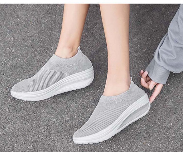 Buty sneakersy koreańskie Chunky Woman Vulcanize Plus Size - damskie trampki z gumową podeszwą, dorywczo oddychające - Wianko - 2