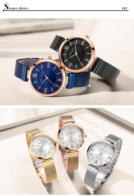 Nowy zegarek damski MINI FOCUS - kreatywny, wodoodporny, stal nierdzewna, w modnym opakowaniu - Wianko - 15