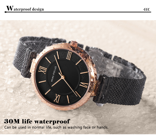 Nowy zegarek damski MINI FOCUS - kreatywny, wodoodporny, stal nierdzewna, w modnym opakowaniu - Wianko - 8