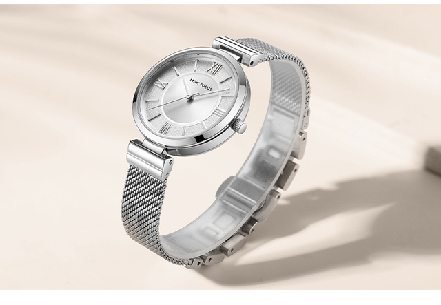 Nowy zegarek damski MINI FOCUS - kreatywny, wodoodporny, stal nierdzewna, w modnym opakowaniu - Wianko - 18