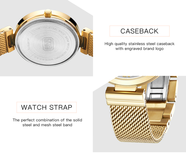 Nowy zegarek damski MINI FOCUS - kreatywny, wodoodporny, stal nierdzewna, w modnym opakowaniu - Wianko - 11