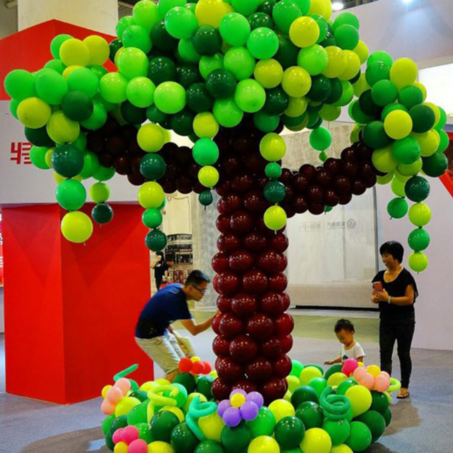 10 Cal matowy balon lateksowy z igłami - idealny do dekoracji sali na urodziny i wesela - Wianko - 6