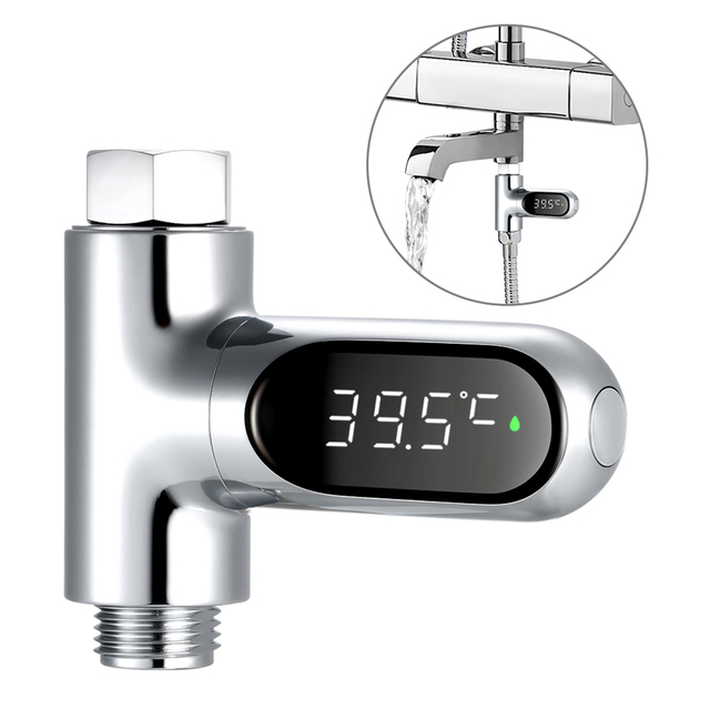 Termometr cyfrowy LED do wody - Monitor temperatury wody w kąpieli i prysznicu - Wianko - 3