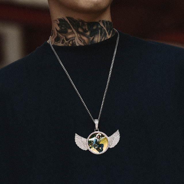 Naszyjnik skrzydła anioła z luksusowego kryształu, personalizowany, dostępny w 3 kolorach - Wianko - 19