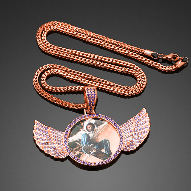 Naszyjnik skrzydła anioła z luksusowego kryształu, personalizowany, dostępny w 3 kolorach - Wianko - 12