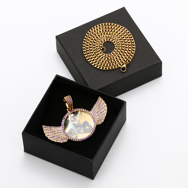 Naszyjnik skrzydła anioła z luksusowego kryształu, personalizowany, dostępny w 3 kolorach - Wianko - 22