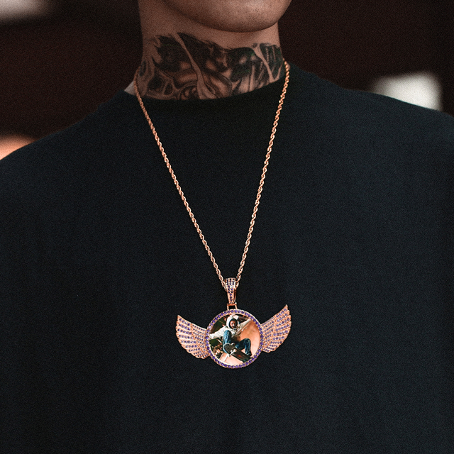 Naszyjnik skrzydła anioła z luksusowego kryształu, personalizowany, dostępny w 3 kolorach - Wianko - 18